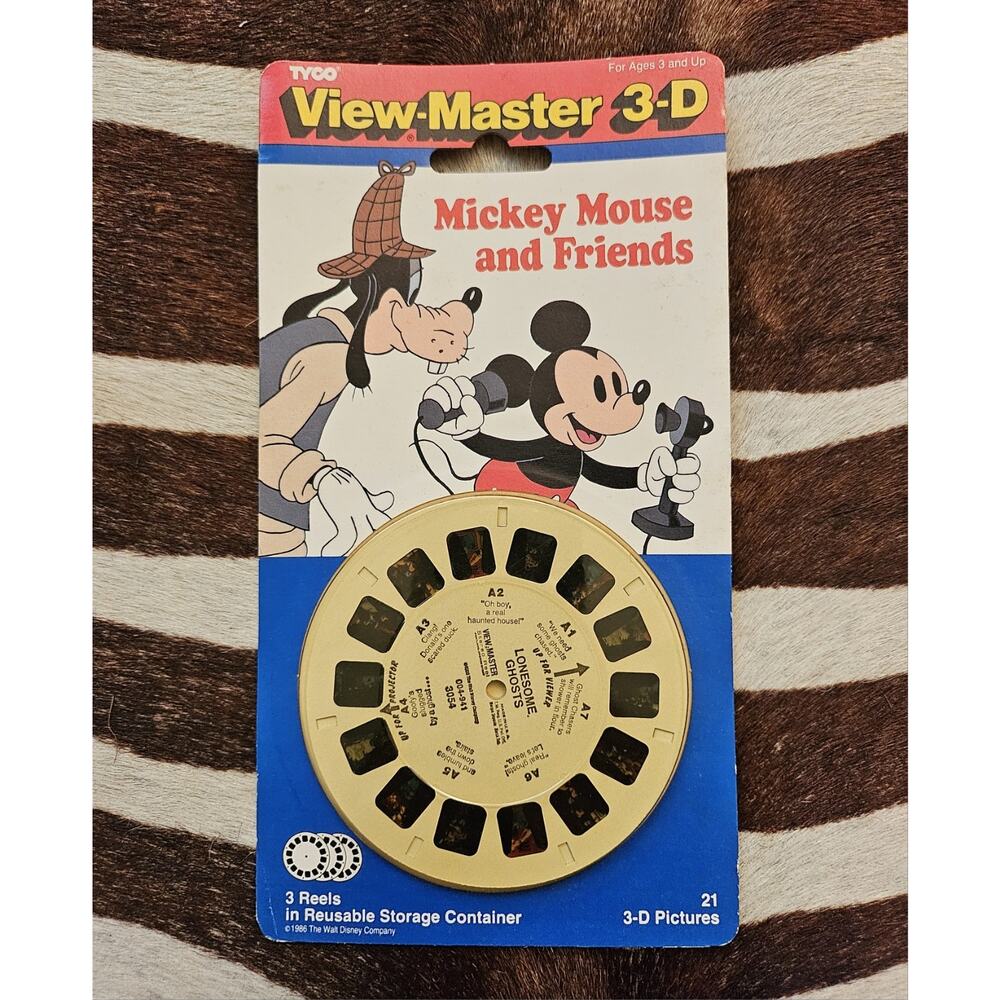 Vintage NEW 1991 View Master Mickey Mouse And Friends 3D Tyco
